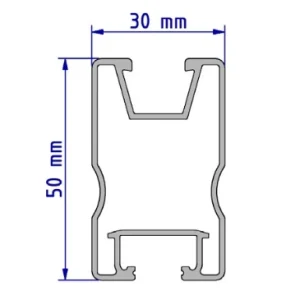 Montageprofil Schletter Pro50 2450
